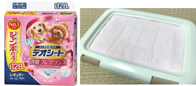 おすすめペットシーツランキング9位デオシート消臭フレグランス　フローラルシャボン