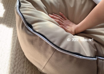 アンビエントペットラウンジのクッション性解説画像