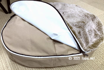 アンビエントペットラウンジの本体とカバーの強度解説画像