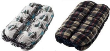 販売中カインズあったかロールクッション（幾何・チェック）